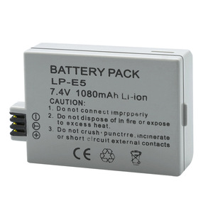 แบตเตอรี่กล้อง LP-E5 1080mAh สำหรับ Canon EOS 450D 500D 1000D ได้รับการรับรองมาตรฐาน CE RoHS ขายส่งจำนวนมาก คุณภาพพรีเมียม - Product Image 5