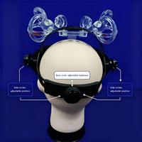 Modèle de démonstration de la structure de l'oreille interne avec canal semi-circulaire monté sur support pour l'enseignement et l'éducation en physiologie