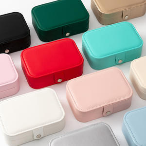 Scatola portagioie portatile elegante di lusso-organizzatore da viaggio (ordini all'ingrosso personalizzati) - Product Image 2