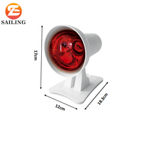 Lampu Terapi Fisik Cahaya Inframerah 100W 150W, Produk Kesehatan Dekat Lampu Terapi Medis IR