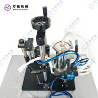 Machine de remplissage semi-automatique de liquide de miel d'huile cosmétique d'eau de parfum de bouteille de piston de remplisseur pour la petite entreprise