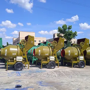 China JZC350 Self-lifting Drum Concrete Mixer Concrete Mixer Truck Remote Control Truck Trailer