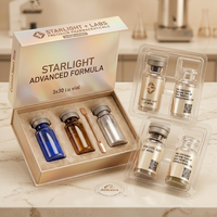 Autocollants personnalisés InjexMed avec impression UV sélective, imperméables, sérigraphiés, multi-formes, adhésifs, OEM, pour emballage de flacons de 3 ml et 5 ml