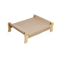 Grand hamac pour chat en bois avec 4 niveaux détachables, résistant à l'usure, toutes saisons, universel intérieur/extérieur, type canapé