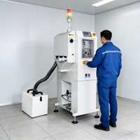 Machine de nettoyage de surface de circuits imprimés Morel SMM-450, brosse antistatique, rouleau adhésif, ligne d'assemblage SMT
