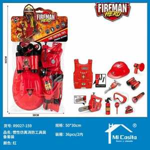 Fireman Hero Firefighting Toy Set Plastic Role Play Equipment For Kids 4-6Y - Product Image 3