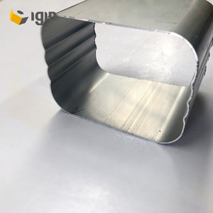Tubería Cuadrada de Aluminio de 82x62x0.9 mm Anodizada para Drenaje de Aleros, Uso Industrial y Residencial - Product Image 1