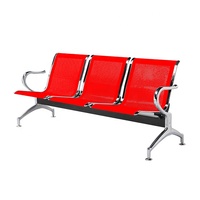 Chaise d'arrêt de bus en acier argenté pour YA-J19F publique Salon de beauté réception attente 2 3 4 5 places prix