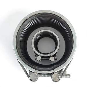 Соединительная муфта из нержавеющей стали 304316 с резиновым уплотнением, PN32, для трубопроводов воды/нефти/газа, коррозионностойкая - Product Image 4