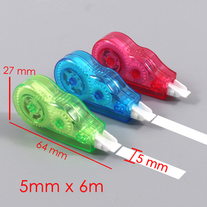 Ruban correcteur en plastique Foska 5M pour étudiants et fournitures de bureau de qualité scolaire - Product Image 2