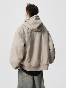 Abrigo Informal de Invierno para Hombre, Estilo Casual y Holgado, con Capucha, Estilo Retro, para Trabajar - Product Image 5