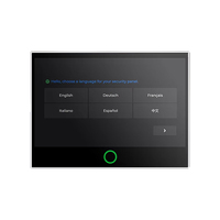 Système d'alarme de sécurité intelligent filaire Tuya 7 pouces avec réseaux sans fil WiFi GSM 4G, matériau ABS, portable pour usage domestique