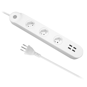 <span class=keywords><strong>CH</strong></span> สวิตเซอร์แลนด์3ร้าน4 USB สนับสนุน Tuya Smart Life WIFI Smart Power Strip - Product Image 5