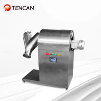 TENCAN 10L Mélangeur de laboratoire en V en acier inoxydable Mélangeur de poudre en forme de V Petit mélangeur de table pour laboratoire
