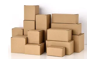 Menjual surat kotak kertas bergelombang kemasan lima lapisan kotak Kraft kerajinan kardus keras