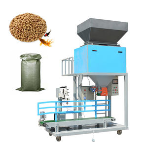 Machine de remplissage semi-automatique pour sacs en jute de 10 kg, 25 kg, 50 kg, pour le riz, les granulés d'engrais, les aliments pour oiseaux, les graines - Product Image 2