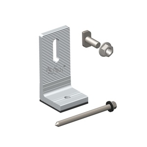 Système de fixation solaire ARTSIGN en <span class=keywords><strong>aluminium</strong></span> anodisé, à fixation intermédiaire, supports non-perforants pour <span class=keywords><strong>toit</strong></span> en tôle ondulée et abri de voiture - Product Image 6
