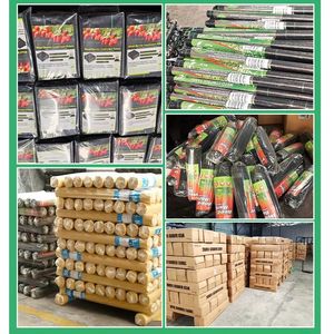Toile anti-herbe en PP+PE noire, tissu de protection contre les adventices pour l'agriculture et le jardinage, vente en gros - Product Image 5
