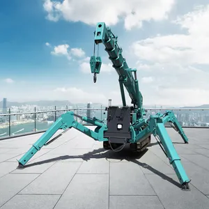 Gru Idraulica Compatta <span class=keywords><strong>per</strong></span> Esterni con Telecomando, Capacità di Sollevamento 3 Tonnellate, Piccola Gru a Braccio <span class=keywords><strong>per</strong></span> Container - Product Image 1