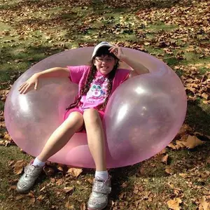 Grosir wubble bola air-Bola Gelembung Tiup Luar Ruangan, Mainan Lembut, Bola Memantul Air Transparan untuk Anak-anak