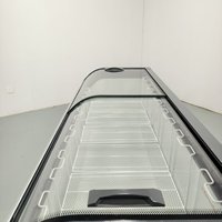 Lemari Pendingin Komersial Eropa dengan Pintu Kaca Temper dan Kontrol Temperatur Digital Langsung untuk Display Es Krim dan Makanan Beku