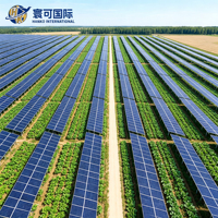 Système de montage solaire agrivoltaïque, support solaire au sol pour projets agricoles photovoltaïques