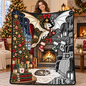 Couverture à colorier personnalisée OEM Dragon DIY avec marqueurs, lavable, réutilisable, en flanelle douce, motif dessin animé, pour enfants - Product Image 5