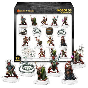 OEM ODM Ensemble de figurines miniatures Kobolds en acrylique, 16 petites figurines acryliques durables pour jeux de table, Durables 2 - Product Image 1