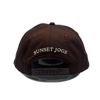 Borduurwerk Logo Lederen Petten Hoeden Buiten Ongestructureerd 5 Paneel Snapback Caps