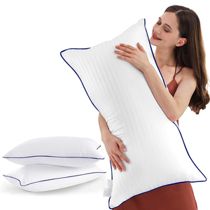 Oreillers de lit pour dormir, <span class=keywords><strong>oreiller</strong></span> de luxe de qualité hôtelière avec rembourrage en alternative au <span class=keywords><strong>duvet</strong></span>, doux et de qualité supérieure, pour les dormeurs sur le côté - Product Image 1