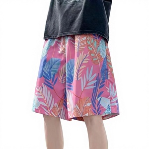 Shorts de sport d'été pour hommes, taille haute, coupe courte, décontractés, imprimé camouflage, en coton à séchage rapide - Product Image 1