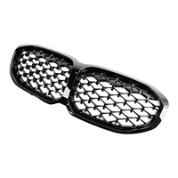 Grille de calandre avant diamant noir brillant pour BMW Série 1 F40 2019-2024
