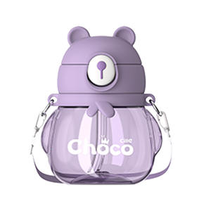 Bouteille d'eau portable grande capacité Hilo pour femme, design attrayant, en Tritan, avec paille, motif cœur de fille, mignonne et volumineuse - Product Image 5