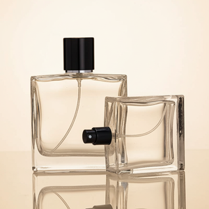 Botellas de Vidrio de 50ml/100ml para Perfume y Cosméticos, con Tapa de Rosca, Cuadradas, de Alta Gama, con Caja, Gran Venta del Fabricante - Product Image 1