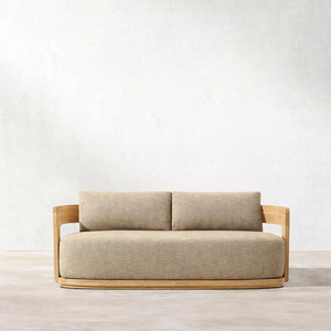 Muebles de Exterior Modernos, Juego de Sofás de Madera para Jardín, Resistentes al Agua, con Brasero, Sofás de Teca para Patio de Hotel, Juego de Sofás de Lujo para Jardín - Product Image 5