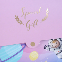 Boîte cadeau de vacances pour enfants avec poignée en cuir emballage bonbons Snacks chocolat fête d'anniversaire cadeau sacs en papier orange
