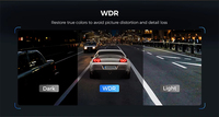Caméra embarquée intelligente pour voiture avec écran tactile IPS, enregistreur DVR caché, vision nocturne supérieure, navigation GPS, détection de mouvement