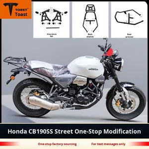 ชุดอุปกรณ์สำหรับ Honda CB190SS Hawk CB190R: คานกันชนหน้า, คันเกียร์, แร็คท้าย & ชุดแต่งราวจับ - Product Image 2