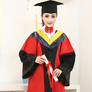 Trajes de graduación de profesor personalizados Licenciatura Todas las disciplinas incluyen gorro y vestido de Graduación - Product Image 1