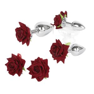 Juego de Accesorios para Adultos OEM, Tapón Anal Pequeño Impermeable y Ecológico, Clip para Pezones, Suministros para Entrenamiento y Castigo - Product Image 1