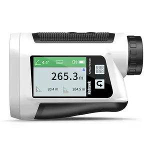 Telémetro de golf al aire libre, pantalla lateral, telémetro láser, telémetro vibratorio de velocidad, medida de caza