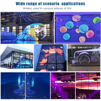 Extérieur Super Cool P15.625 LED GS LED écran de calandre transparent rideau d'affichage écran de maille pour grand bâtiment