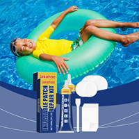 Kit de réparation Transparent étanche pour matelas gonflable anneau de natation matelas pneumatique tente fissure piscine outils accessoires