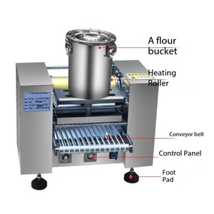 Machine automatique électrique pour samosas, rouleaux de printemps, snacks sucrés, pâtes, roti, tortillas, raviolis, crêpes, gâteaux au durian <span class=keywords><strong>et</strong></span> crêpes - Product Image 4