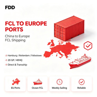 Transport de conteneurs complets (FCL) DDP de Qingdao vers le Moyen-Orient, Toronto, l'Indonésie et l'Afrique