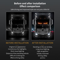 Nouvelle carte d'affichage LED flexible RVB programmable par application intelligente DIY, effet œil de démon animé, pour accessoires de voiture et de camion
