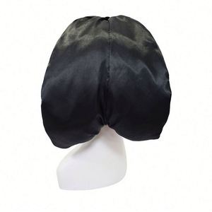 Silk Sleeping Satin Bonnets Double Layer Reversible Cap Bonnet for Women Long Curly <b>Braid</b> Hair Promotion Gift - Product Image 3