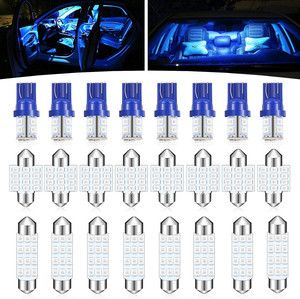 Kit de 24 Bombillas LED para Auto, T10 31 mm 42 mm, Luces Interiores para Auto, Bombillas de Cúpula, Bombillas Festoon LED de Repuesto para Auto - Product Image 1