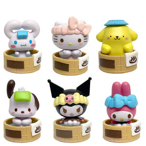 Ensemble de boîtes mystère <span class=keywords><strong>Onsen</strong></span> best-seller, 6 personnages, Pudding Dog/Pochacco, jouet de collection en stock - Product Image 2