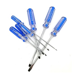 Nhà Máy Trong Suốt Rõ Ràng Nhựa Xử Lý <span class=keywords><strong>Screwdriver</strong></span> Với Đầu Đen - Product Image 4